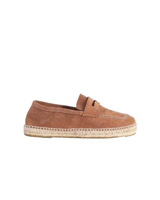 Hamptons mocassini espadrilles di Manebí in Brown da Uomo