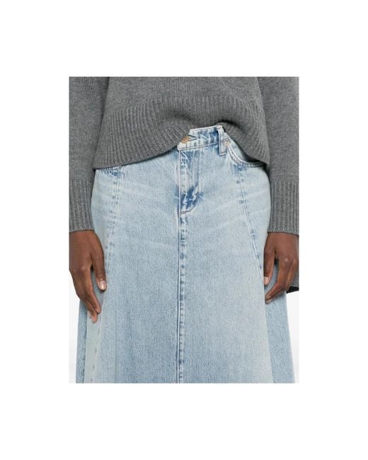 7 For All Mankind Denim Skirts in het Blue