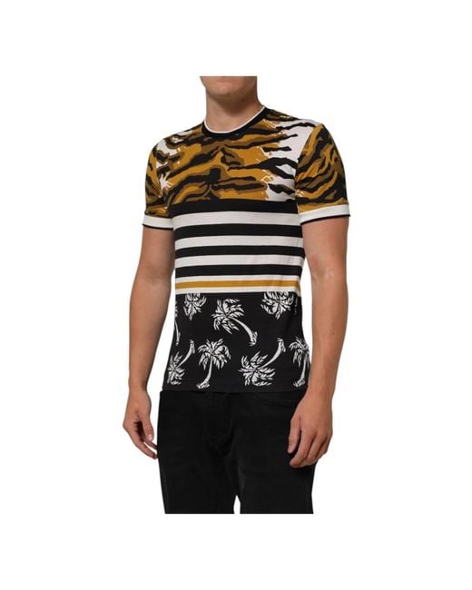 Dolce & Gabbana Black T-Shirts for men