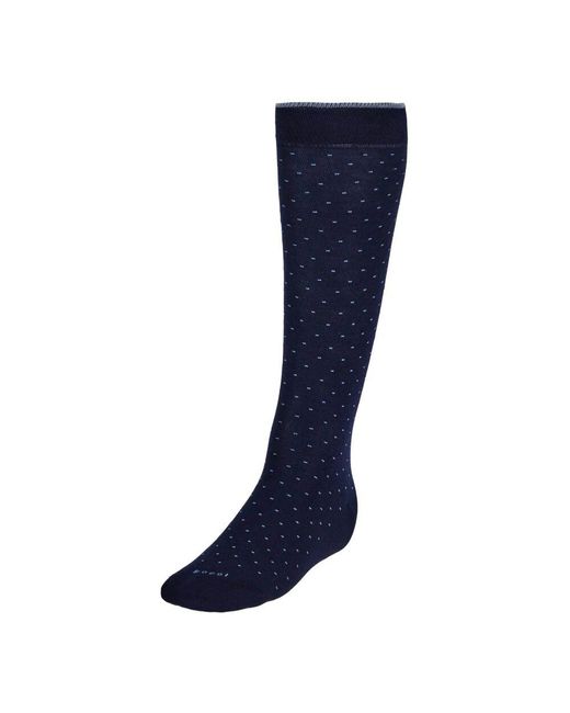 Boggi Pinpoint Baumwollsocken in Blue für Herren