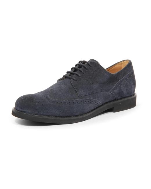 Tod's Blue Laced Shoes for men