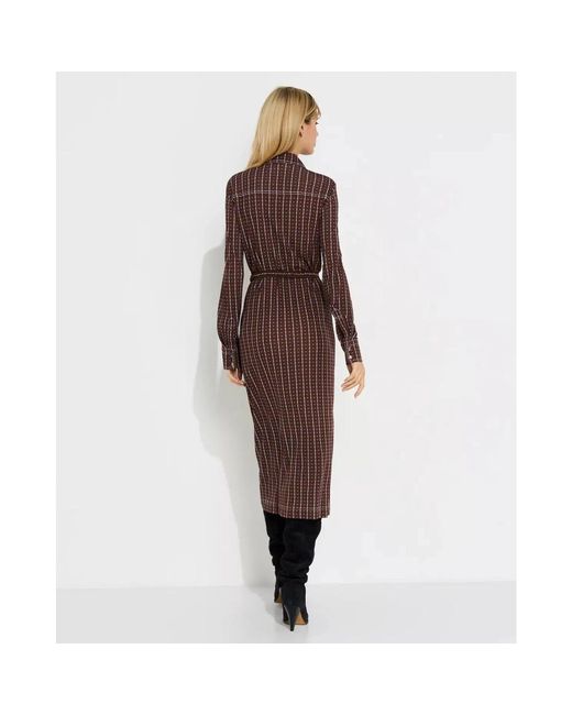 Tory Burch Midi Dresses in het Brown