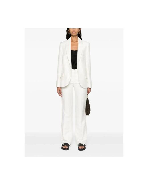 Zadig & Voltaire White Wide Trousers