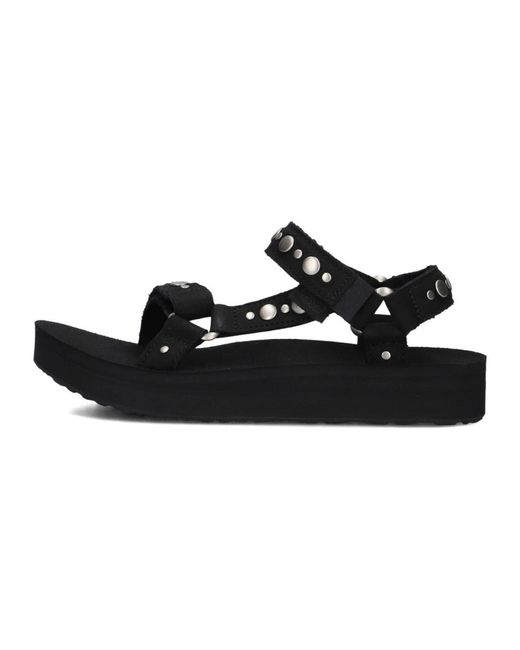 Teva Flat Sandals in het Black