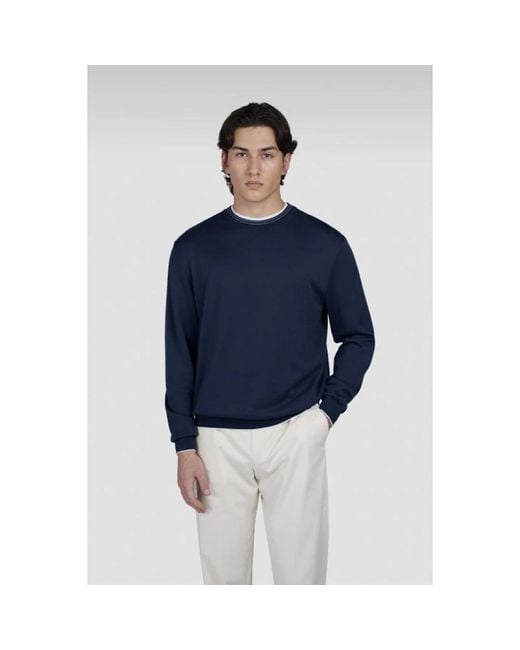 Paul & Shark Riviera Crewneck Sweater in het Blue voor heren