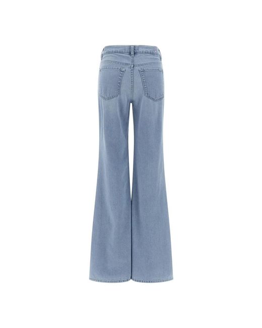 7 For All Mankind Blue Flare Jeans
