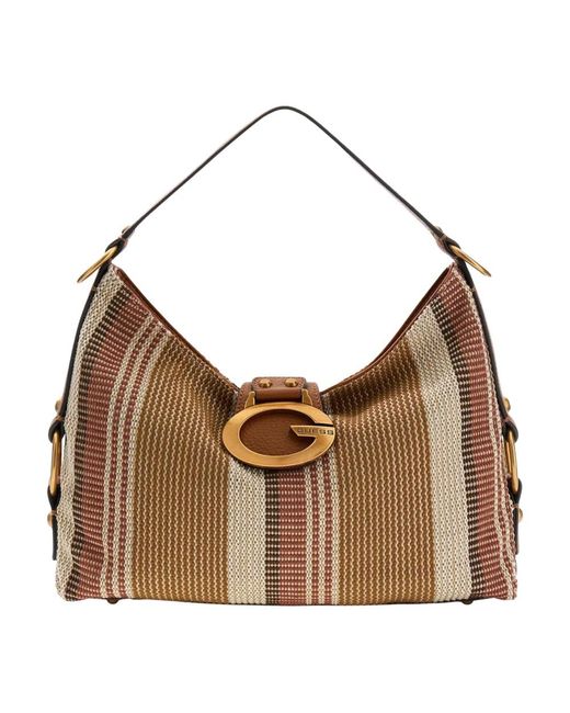 Guess Brown Shoulder Bags