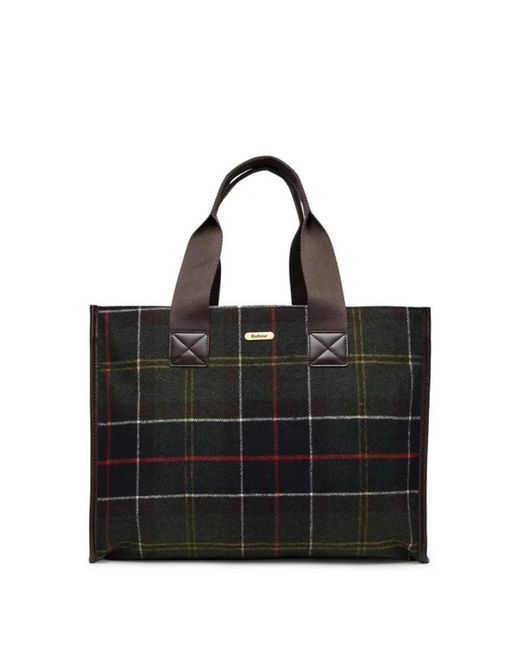 Barbour Black Shopping Bags