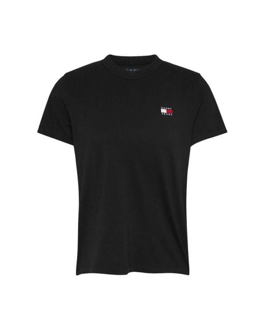 T-Shirts Tommy Hilfiger en coloris Black