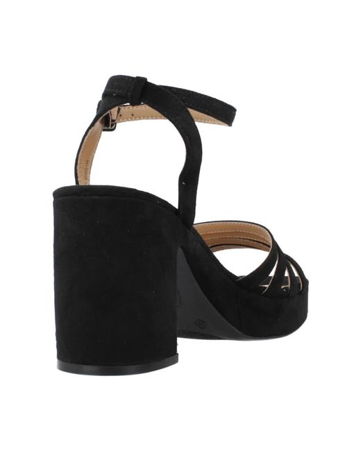 Shoes > sandals > high heel sandals MTNG en coloris Black