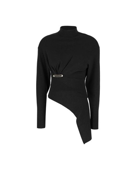 Turtlenecks Lanvin de color Black