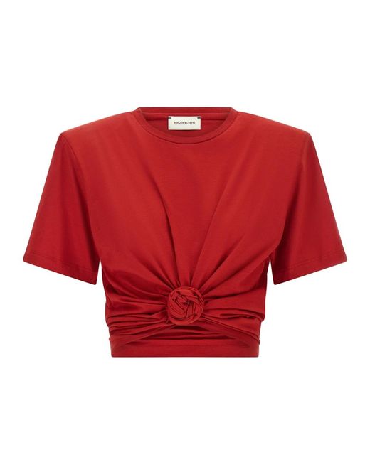 Magda Butrym Red T-Shirts