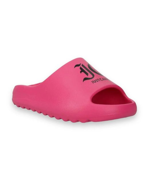 Elegante flip flop sandalo di Just Cavalli in Pink