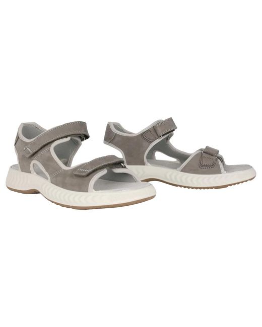 Flat Sandals di Ara in Gray
