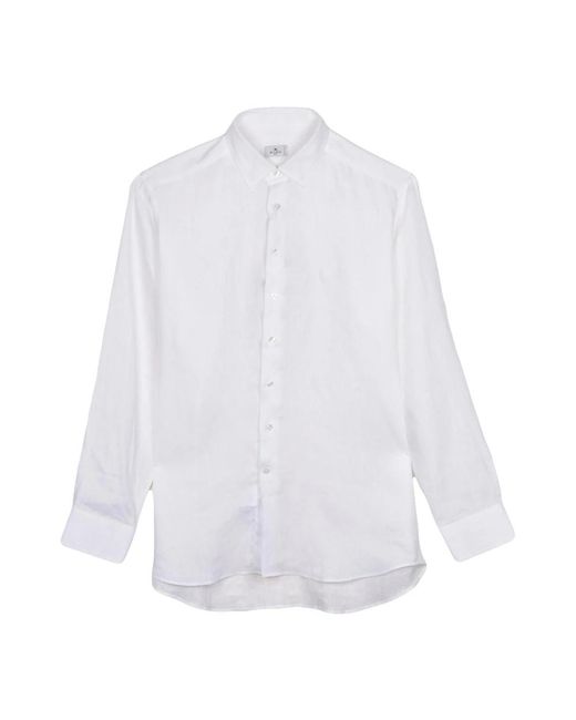 Etro White Formal Shirts for men