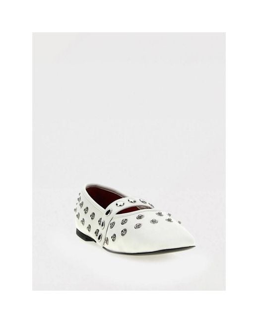 Stella McCartney White Ballerina Shoes
