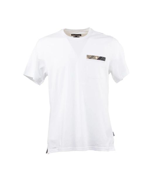 Barbour White T-Shirts for men