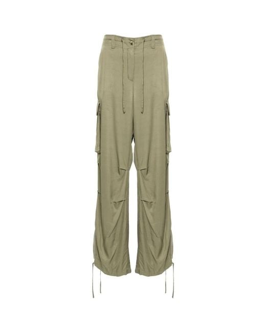 Golden Goose Deluxe Brand Green Wide Trousers