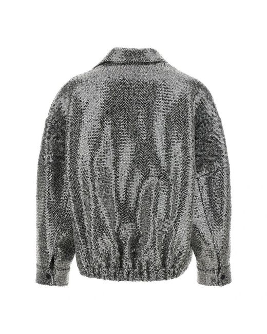 Pinko Caban Jas in het Gray