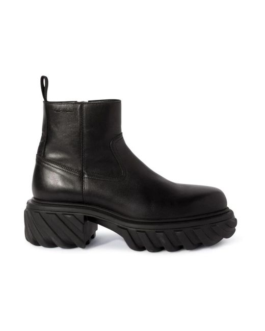 Off-White c/o Virgil Abloh Black Ankle Boots for men
