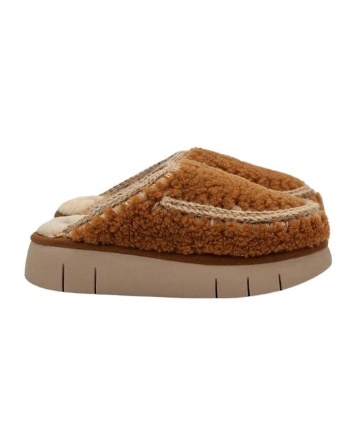 Slippers Mou en coloris Brown