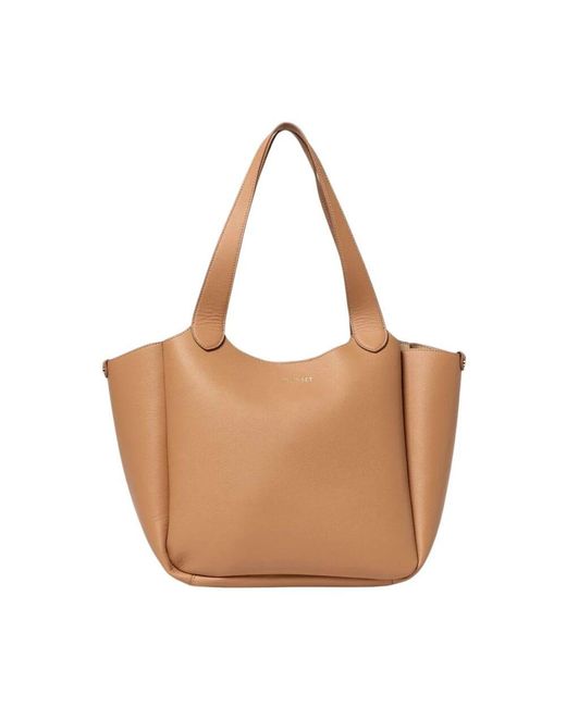 Twinset Brown Elegante Kamel Schultertasche