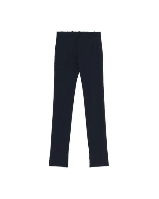 Slim-Fit Trousers di Incotex in Blue da Uomo