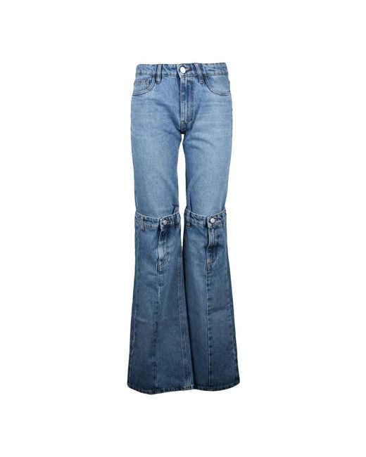 Coperni Flared Jeans in het Blue