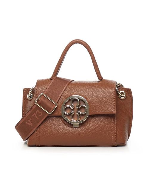 V73 Brown Braune Lederhandtasche Für Frauen