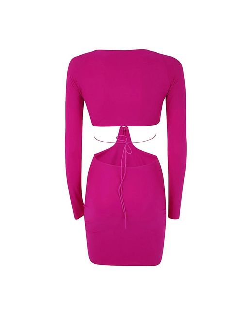 Amazuìn Kleedjes ,Roze ,Paars Roze Estelle Mini Jurk in het Pink