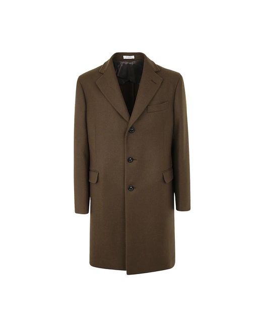 Boglioli Brown Single-Breasted Coats for men