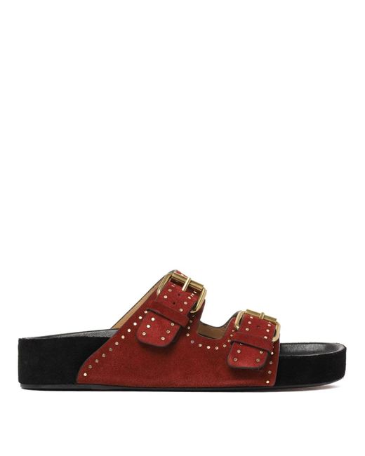 Isabel Marant Red Sliders