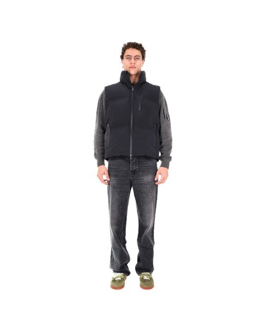 Herno Functionele Wardrobe Donsgevoerde Gilet in het Black voor heren