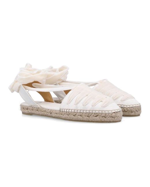 Castaner White Espadrilles