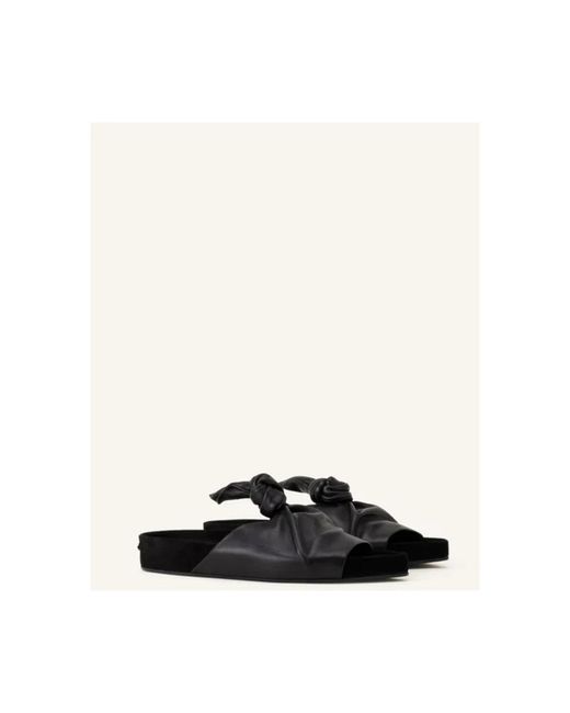 Sliders di Lanvin in Black