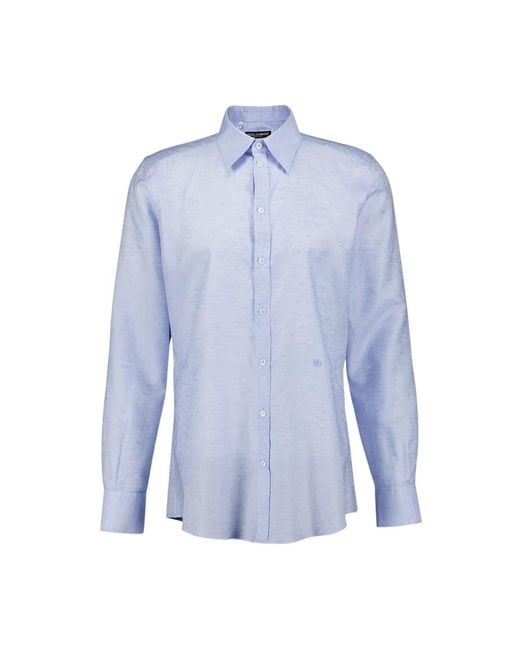 Dolce & Gabbana Blue Casual Shirts for men