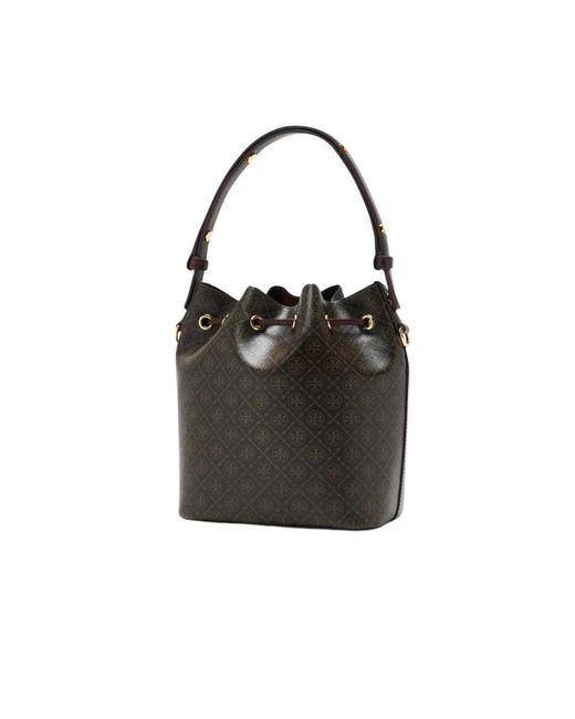 Tory Burch Black Bucket Bags