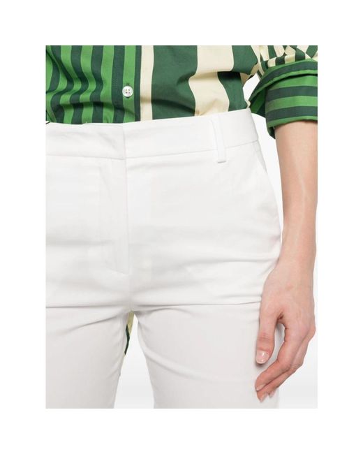 Weekend by Maxmara White Cropped Trousers