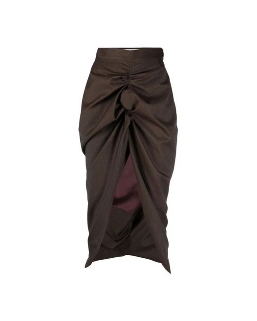Vivienne Westwood Brown Midi Skirts