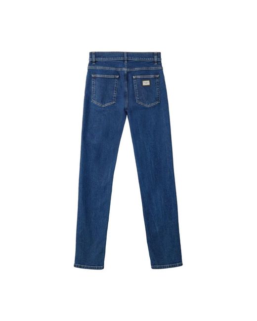 Dolce & Gabbana Blue Skinny Jeans for men