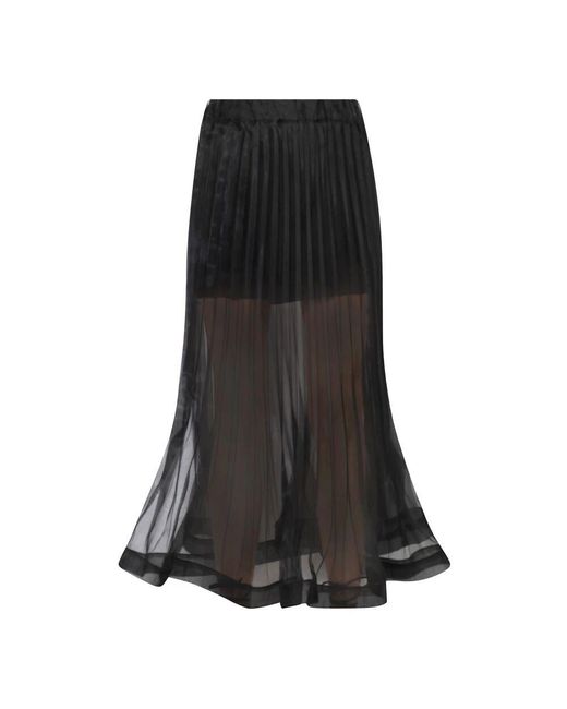 Souvenir Clubbing Black Midi Skirts