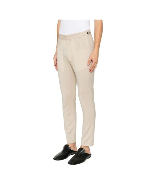 Low Brand Natural Slim-Fit Trousers for men