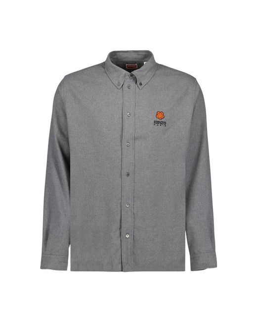 KENZO Gray Casual Shirts for men