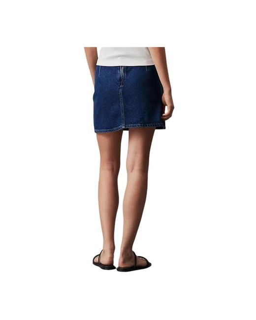 Skirts > denim skirts Calvin Klein en coloris Blue