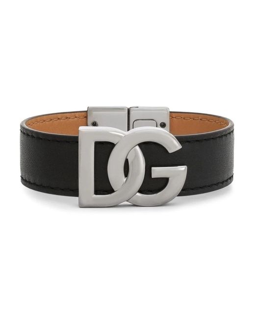 Dolce & Gabbana Black Bracelets for men
