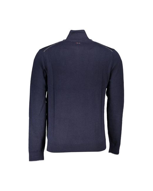 Turtlenecks Napapijri de hombre de color Blue