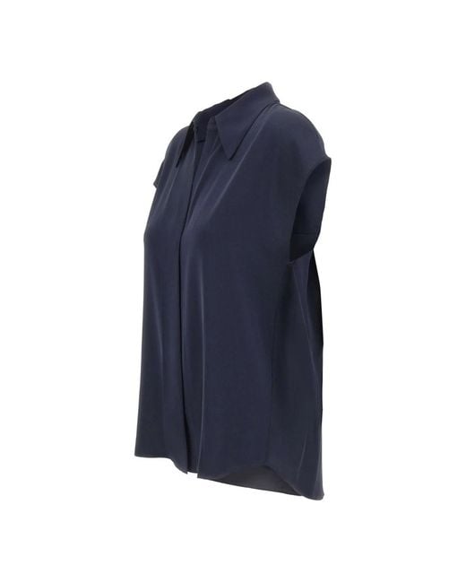 Vince Blue Blouses