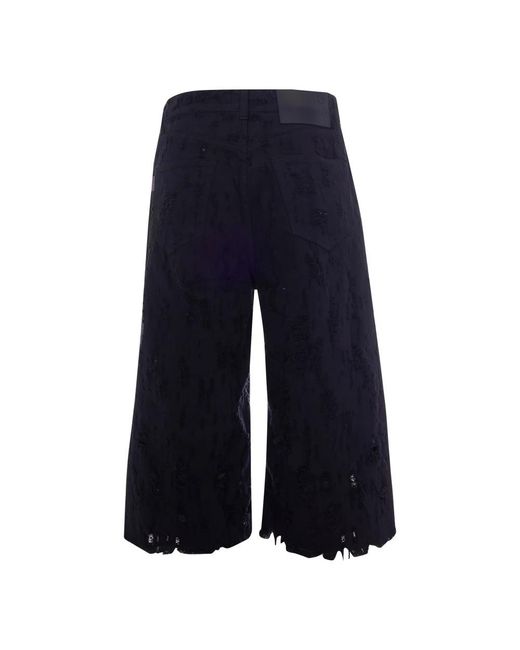 Haikure Blue Denim Shorts