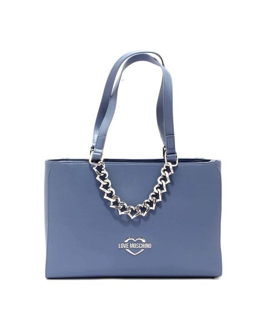 Moschino Blue Shoulder Bags