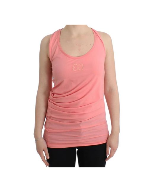 Roberto Cavalli Pink Sleeveless Tops